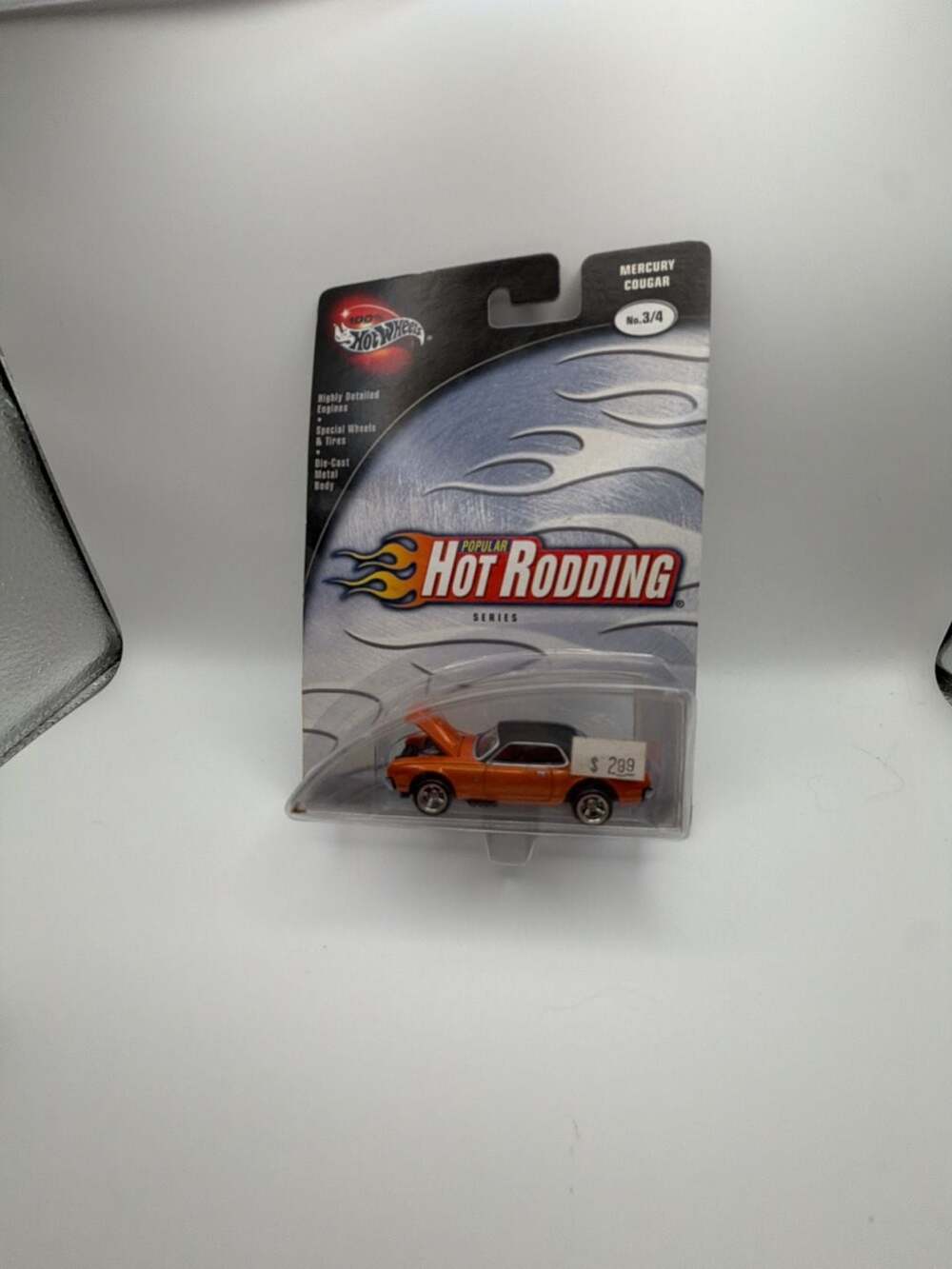 2002 Hot Wheels Popular Hot Rodding Series Mercury Cougar No. 3/4